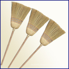 Household Corn Broom with Wooden Handle